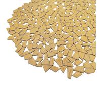 Carreaux de mosaïque en céramique irrégulière, 500 g, petits morceaux de mosaïque de 0,5 à 2 cm pour bricolage, loisirs créatifs, décoration murale (kaki)