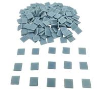 Carreaux de mosaïque en quartz - 500 g - 2 cm - Pierres multicolores pour loisirs créatifs, loisirs créatifs, décoration murale d'intérieur (bleu ciel)