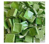 Carreaux de mosaïque en verre, 100 pièces multicolore 100g bricolage paillettes verre mosaïque pierres carreaux galets artisanat matériel(Mix3)