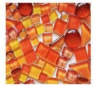 carreaux de mosaïque, Lot de 250 g mosaïques en cristal forme irrégulière, for loisirs créatifs, for enfants, paillettes brillantes, mélange pierres, matériaux d'art faits à la main(B)