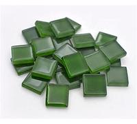 Carreaux de mosaïque polygonaux Arts, Carreaux de mosaïque carrés en verre cristal 15x15mm multicolores 100 pièces for l'artisanat d'art bricolage(L)