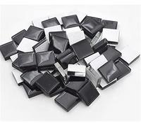 Carreaux de mosaïque polygonaux Arts, Carreaux de mosaïque carrés en verre cristal 15x15mm multicolores 100 pièces for l'artisanat d'art bricolage(C)