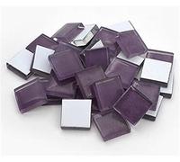 Carreaux de mosaïque polygonaux Arts, Carreaux de mosaïque carrés en verre cristal 15x15mm multicolores 100 pièces for l'artisanat d'art bricolage(S)