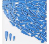 Carreaux de mosaïque pour loisirs créatifs, faits à la main en forme de goutte d'eau, carreaux en céramique décoratifs en porcelaine, matériaux artistiques, carreaux de marguerite (bleu lac, 100 g)
