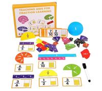 Carreaux de papier fractionné - Kit de matériel d'apprentissage des mathématiques - Activités éducatives pour salle de ole primaire, maternelle, maison, groupe, filles et enfants à partir de
