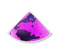 Carreaux de Sol Sensoriels Liquides， Tapis de Jeu en Forme d'arc Emboîtable pour Enfants avec Couleurs Flottantes， Tapis Puzzle Éducatif pour Crèche & Maternelle(Purple,20in)