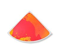 Carreaux de Sol Sensoriels Liquides， Tapis de Jeu en Forme d'arc Emboîtable pour Enfants avec Couleurs Flottantes， Tapis Puzzle Éducatif pour Crèche & Maternelle(Orange,20in)