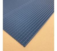 Carreaux de toit à l'échelle G - Plaques de construction de modélisme ferroviaire - Carreaux de simulation en PVC gris pour accessoires d'architecture de table à sable - Matériaux de texture de