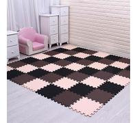 Carreaux D'exercice Imbriqués Pour Bébé,Tapis De Sol En Oligfoam,Polymère De Jeu,18 Ou 24 Pièces Par Lot - Type Black Beige Coffee-18pcs
