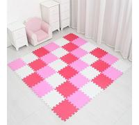 Carreaux D'exercice Imbriqués Pour Bébé,Tapis De Sol En Oligfoam,Polymère De Jeu,18 Ou 24 Pièces Par Lot - Type Rose White Pink-18pcs