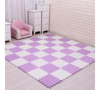 Carreaux D'exercice Imbriqués Pour Bébé,Tapis De Sol En Oligfoam,Polymère De Jeu,18 Ou 24 Pièces Par Lot - Type Ltght Purple White-24pcs