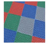 Carreaux Drainage Emboîtables Exterieur Revêtement Sol Plusieurs Couleurs Outdoor Shower Mat Salon Sous Sol Cour(32 pieces)