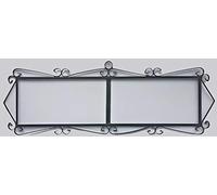 Carreaux en céramique pour numéro de maison - Motif floral espagnol - Cadre de 7 carreaux