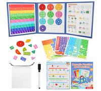 carreaux fraction magnétiques cercles fraction enfants,Puzzle éducatif Fraction magnétique,Aides pédagogiques Fraction magnétique,Manipulatives mathématiques magnétiques,fractions magnétiques (B)