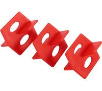 Carreaux -Leveler, Red 50pcs PP -System, système de nivellement pour les outils de mur au sol dans l'installation