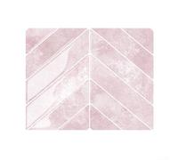 Carreaux muraux 3D classiques à chevrons - Décoration épaisse pour cuisine et salle de bain - Texture époxy haute brillance - Imperméable - Installation rapide - Pas de colle nécessaire (YJC0350)