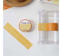 Carreaux Muraux Créatifs 24mm X 5m, Bande Washi Pour Bricolage, Bordure, Scène, Collage, Matériel, Bande De Masquage, Journal, Papeterie De Décoration Pour Scrapbooking
