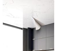 Carreaux muraux décoratifs blancs, plafonds en PVC collés, plafond en plastique, chute étanche, assemblage libre(Style B,0.6 * 2m)