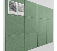 Carreaux muraux en feutre avec languettes adhésives amovibles sûres, alternative au tableau en liège, panneaux en feutre de liège pour photos, photos, mémos, affichage (W)
