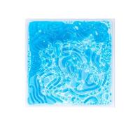 Carreaux Sensoriels Liquides 3D à Surface Texturée - Tapis de Sol Emboîtable pour Jeu Sensoriel, Développement des Compétences Motrices Accessoires pour Triangle de Pikler(Blue)