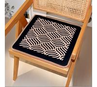Carrée Épais Peluche Coussins De Jardin Antidérapants Épais Coussins De Chaise pour Chaises De Salle À Manger Coussins De Chaise Amovibles 40 X 40 Cm Salon Terrasse,E,Set of 2
