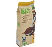 CARREFOUR BIO Café Moulu 100% Arabica Doux Bio - Torréfié en France - Format 250g - Sachet avec valve de conservation - Issu du commerce équitable - Lot de 3
