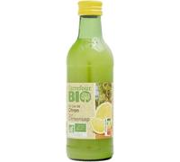 CARREFOUR BIO Jus de Citron Pur Jus Bio - Bouteille en Verre 25 cL - Ingrédients Simples et Naturels - Certification Bio - Goût Authentique de Citron - Lot de 4
