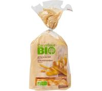 CARREFOUR BIO - Pains au Lait Moelleux et Naturels, Goût Authentique pour le Petit-Déjeuner (Paquet 280g) - lot de 4 - Vendu par Lot