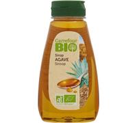 CARREFOUR BIO - Sirop d'Agave Bio - Agriculture Mexique · Sirop d'Agave 100% Pur · L'Alternative Naturelle au Sucre pour une Douceur d'Agave - le flacon de 345g - Le Lot De 4