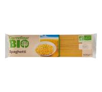 CARREFOUR BIO - Spaghetti Bio Gourmands, Texture Al Dente, Saveur Naturelle 500g - Lot De 6