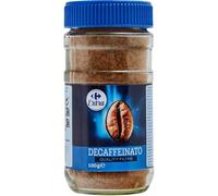 CARREFOUR - Café Décaféiné Instantané, Saveur Douce et Ronde, Pratique à Préparer (Pot 100g) - lot de 3 - Vendu par Lot