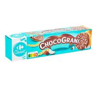 CARREFOUR CLASSIC' - Biscuits Sablés à la Noix de Coco Nappés de Chocolat au Lait - le paquet de 200g - Le Lot De 4