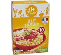 CARREFOUR CLASSIC' - Blé Prêt à Cuisiner, Texture Fondante et Goût Naturel (4 x 125g) - lot de 4 - Vendu par Lot