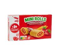 CARREFOUR CLASSIC’ - Délice Moelleux à la Fraise, Fourrage Fruité Intense (Boîte 6 x 150g) - Le Lot De 4