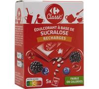CARREFOUR CLASSIC - Edulcorant Comprimés Sucralose - la boite de 500 Comprimés - Faible en Calories · Édulcorant à Base de Sucralose · Format Recharge Économique - 32.5g - Le Lot De 4