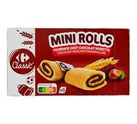 CARREFOUR CLASSIC' - Gâteau Fondant Chocolat Noisette, Délice Moelleux Pour la Pause, Boîte 6 x 150g - Lot De 4