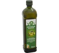 CARREFOUR CLASSIC' - Huile d'olive Composée d'Huiles d'Olive Raffinées et Vierges - la bouteille de 75cL - Le Lot De 2