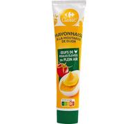 CARREFOUR CLASSIC' - Mayonnaise Onctueuse à la Moutarde de Dijon, Saveur Intense (Tube 175g) - Le Lot De 6