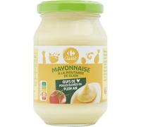 CARREFOUR CLASSIC' - Mayonnaise Onctueuse Relevée à la Moutarde de Dijon, Texture Crémeuse (239g) - Le Lot De 4