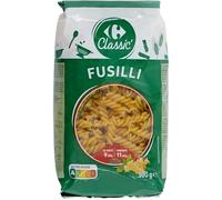 CARREFOUR CLASSIC - Pâtes Torsades Traditionnelles, Texture Al Dente pour Repas Savoureux (500g) - lot de 6 - Vendu par Lot