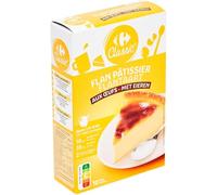 CARREFOUR CLASSIC' Préparation pour Flan Pâtissier - Format 360 g - Boîte en carton - Poudre instantanée aux œufs et vanille - Pour 6 à 8 parts - Lot de 4
