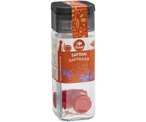 CARREFOUR CLASSIC' - Safran en Poudre - le pot de 0,3g - Le Lot De 4