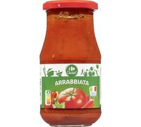 CARREFOUR CLASSIC' Sauce Arrabbiata à la pulpe de tomate italienne - Bouteille en verre 420g - Nutri-Score A - Sans conservateurs ajoutés - Lot de 4