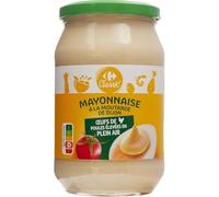 CARREFOUR CLASSIC' - Sauce Mayonnaise à la Moutarde de Dijon - Œufs de Poules Élevées en Plein Air · Idéale pour les Repas en Famille et les Grandes Tablées · Format Familial - Le Pot de - Le Lot De 4