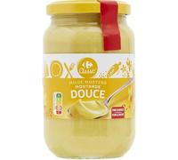 CARREFOUR CLASSIC' - Sauce Moutarde Douce - Fine et Douce · À Base de Graines de Moutarde · Au Curcuma · Idéale pour les Sauces et Vinaigrettes - Le Pot de 355g - Le Lot De 4