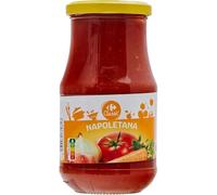 CARREFOUR CLASSIC' - Sauce Napoletana - Oignons et Carottes · Thym et Poivre · Tomates Origine Italie · Parfaite pour les Pâtes et les Plats Italiens - Le Pot de 420g - Le Lot De 4