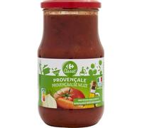 CARREFOUR CLASSIC' - Sauce Provençale - Pulpe de Tomates · Carottes et Oignons · Basilic, Thym et Persil · Parfaite pour les Pâtes et les Plats de Légumes - Le Pot de 680g - Le Lot De 4