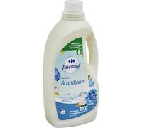 CARREFOUR ESSENTIAL Lessive Liquide Scandinave - Pack de 44 doses - 1,98 kg - Efficace dès 20°C - Emballage majoritairement recyclable - Lot de 3