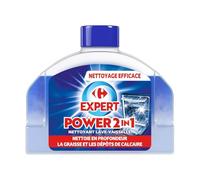 CARREFOUR EXPERT Désodorisant Lave-Vaisselle Nettoyant 2 en 1 - Format liquide 250 mL - Bouteille en plastique avec bouchon vissé - Nettoyage efficace des graisses et dépôts de calcaire - Lot de 3