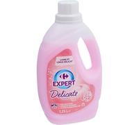 CARREFOUR EXPERT Lessive Liquide Laine et Linge Délicat - Format 1,25 kg - Pack de 25 lavages - Nettoyage doux et anti-bouloche - Efficacité dès 30°C - Lot de 3